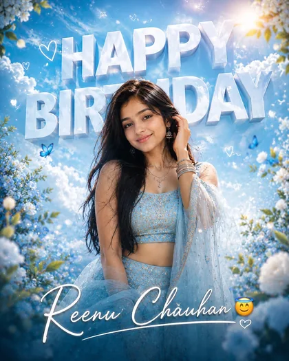Beautiful Birthday Poster AI Prompt — AI photo prompt example