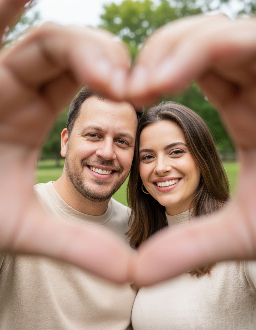 Love in Focus Aesthetic AI Photo Prompt for Couple