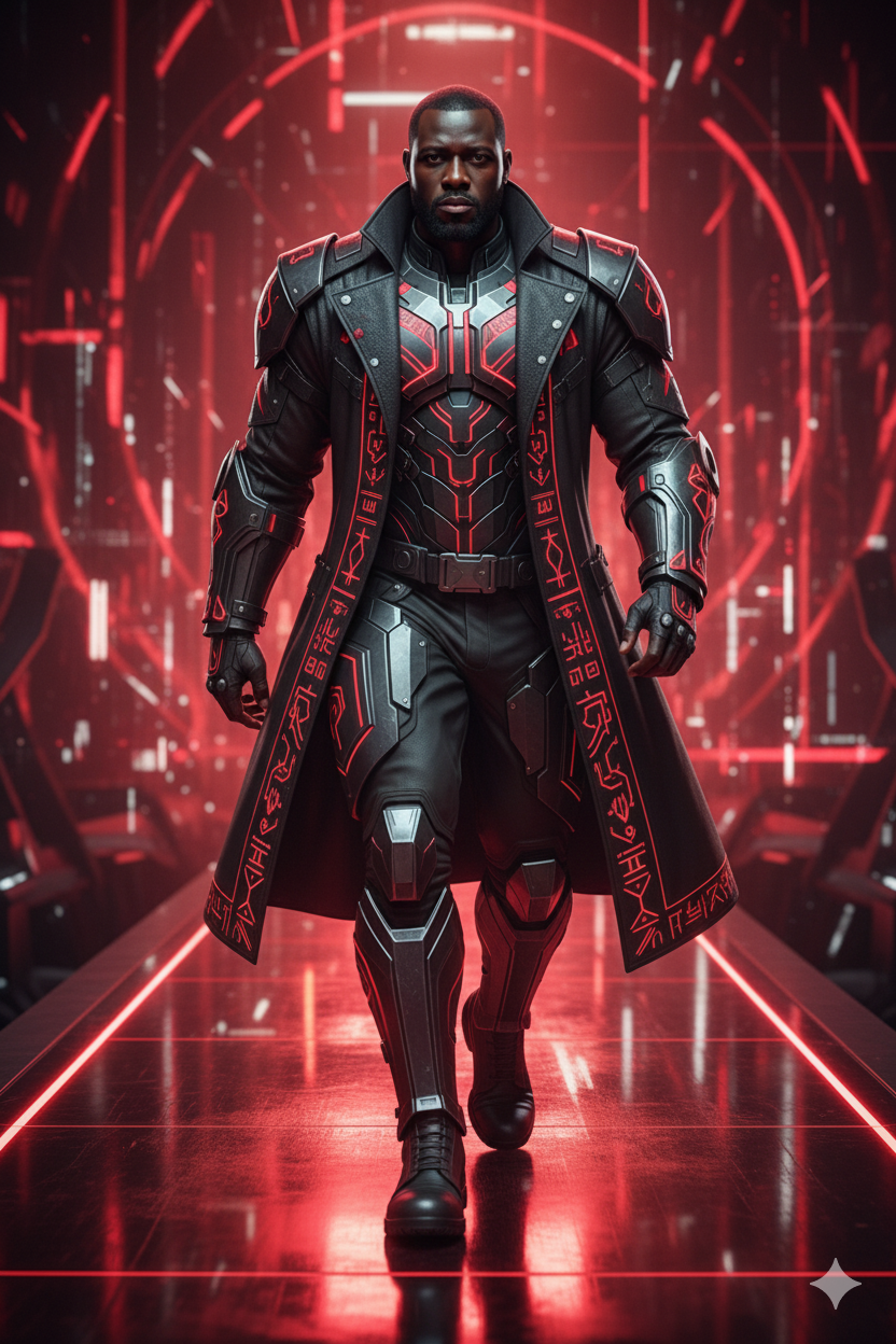 Neo-Tribal Warrior on the Runway