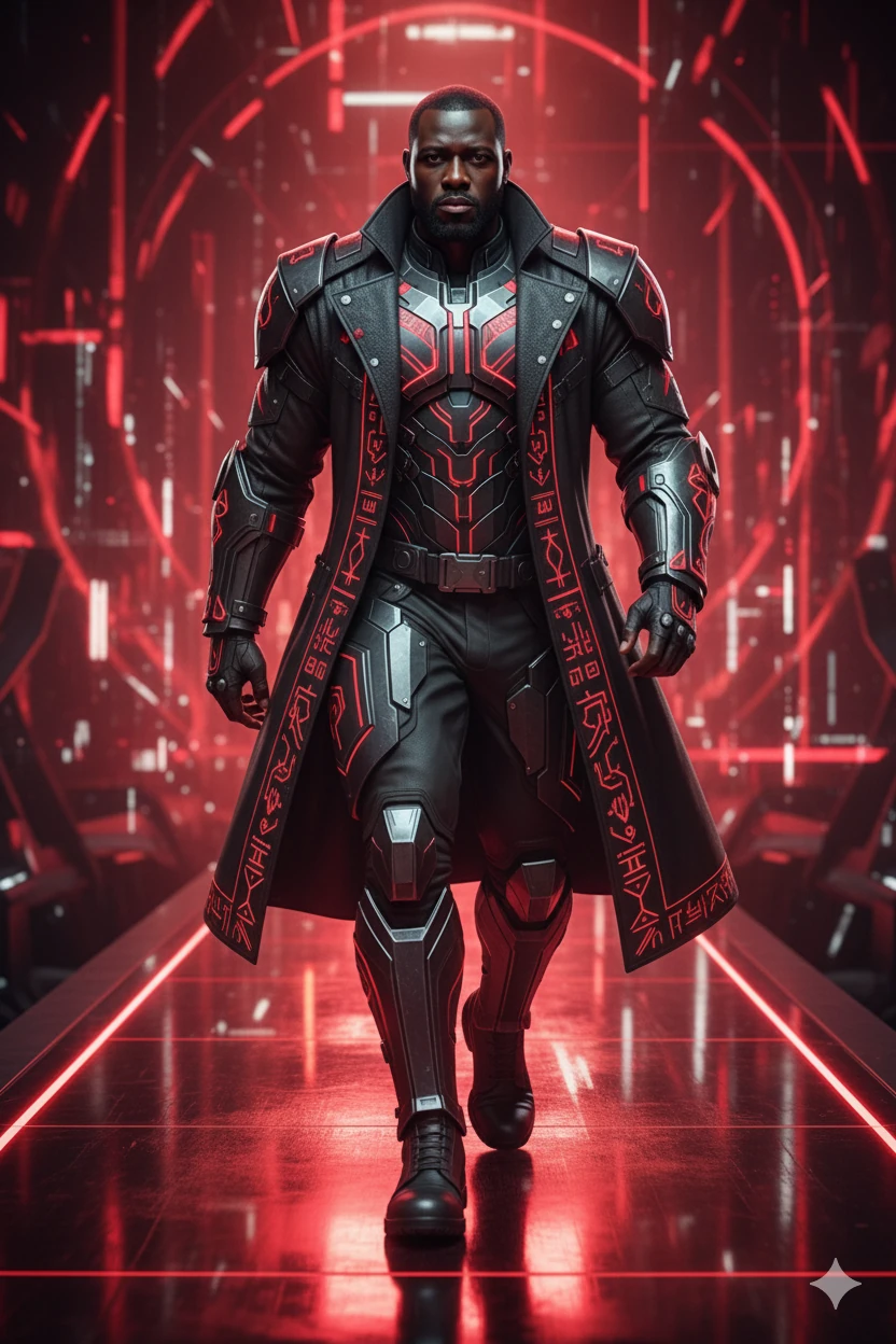 Neo-Tribal Warrior on the Runway