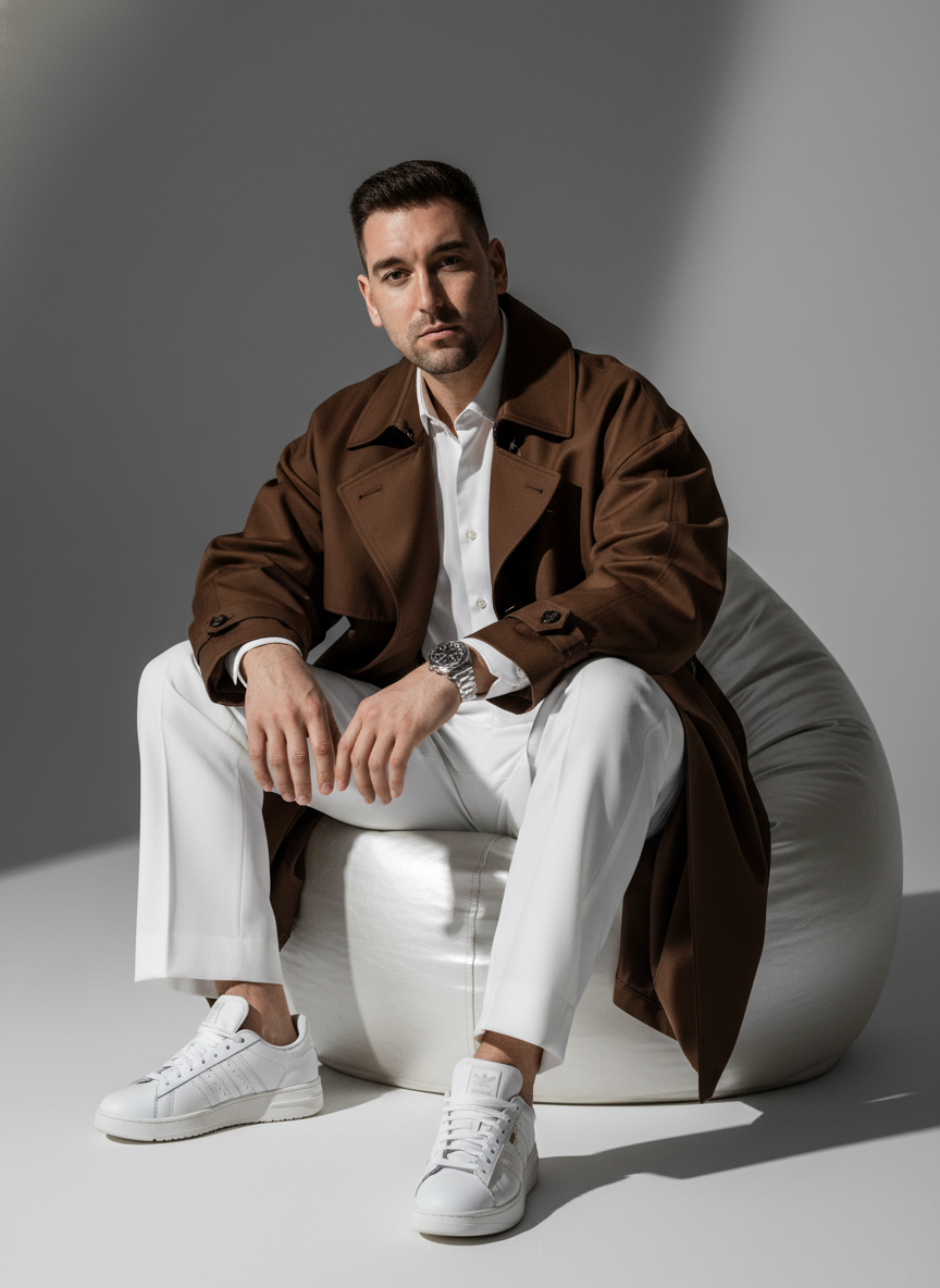 Luxury Minimalist Portrait AI Photo Prompt for Boys