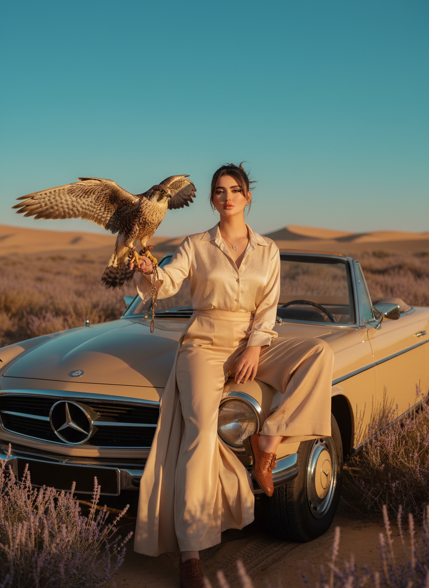 Desert Royalty Aesthetic AI Photo Prompt for Girls