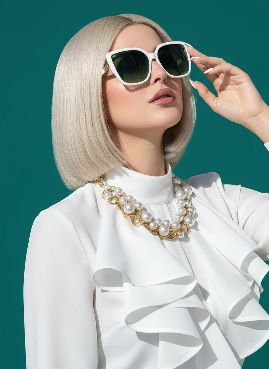 Emerald Gaze Elegance