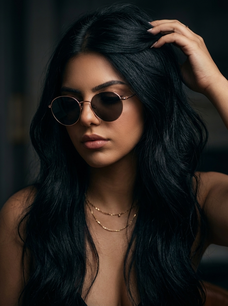 Mysterious Elegance Portrait AI Photo Prompt for Girls