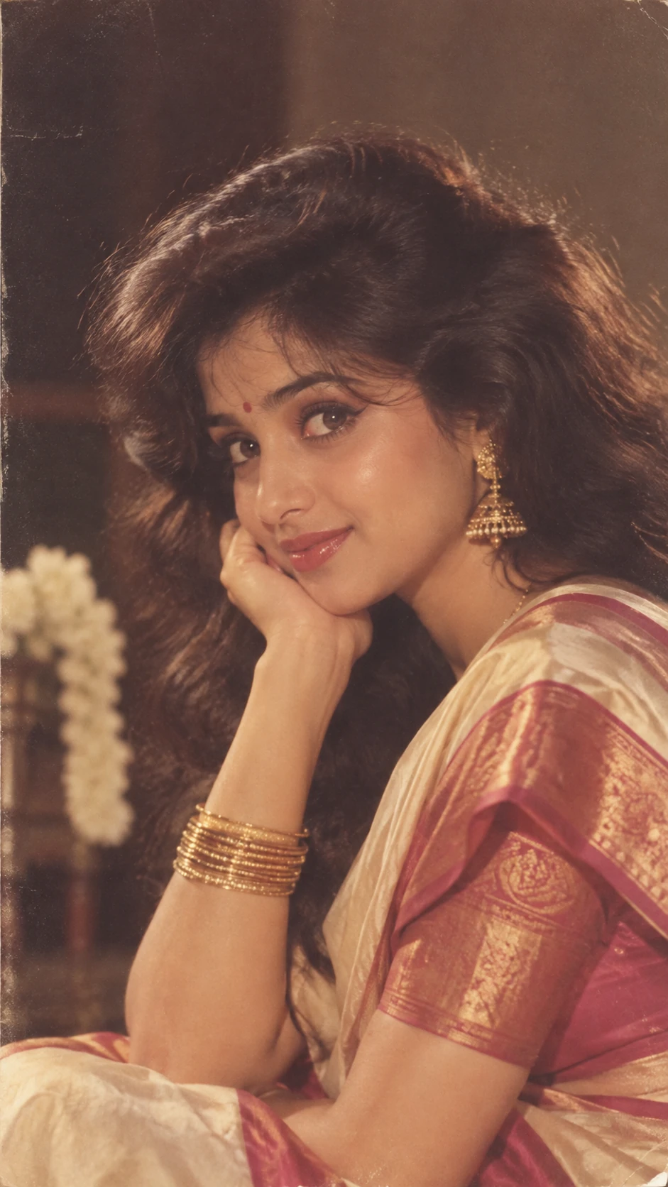 1980s Bollywood Heroine AI Photo Prompt for Girls — AI photo prompt example