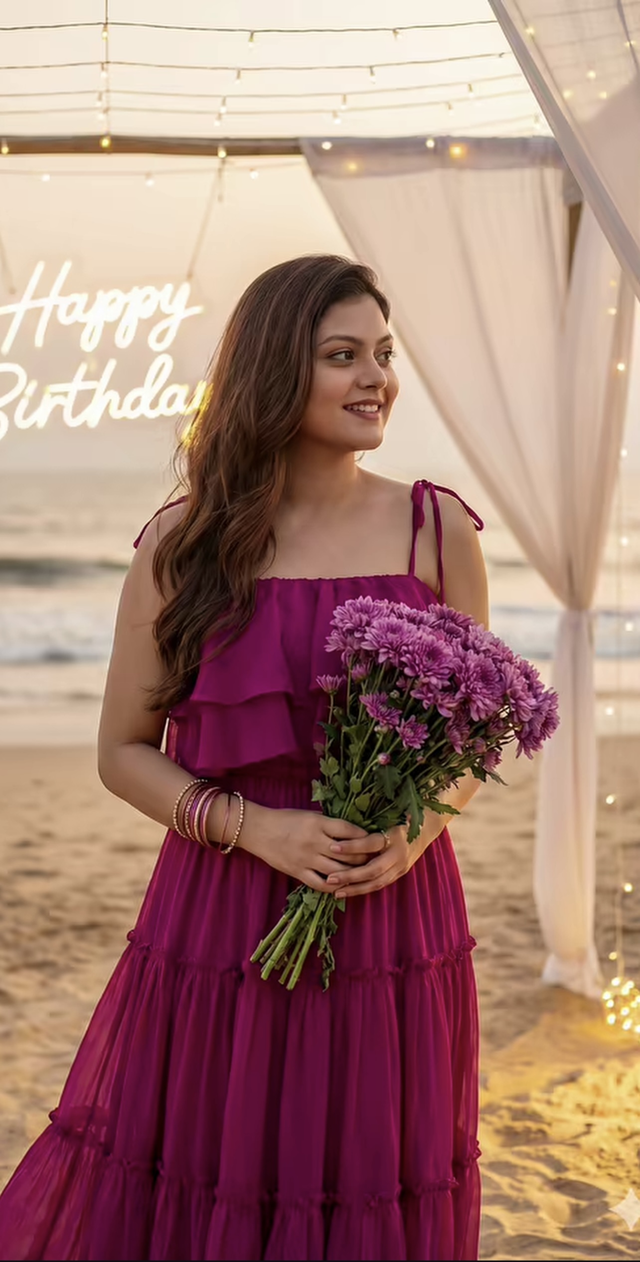 Happy Birthday AI Photo Prompt for Girls