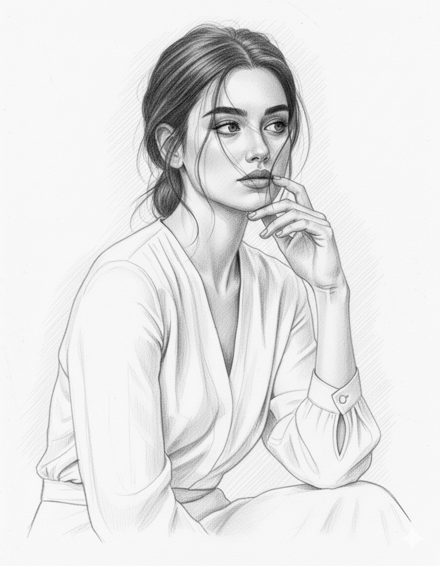 Lines of Grace Cartoon AI Photo Prompt for Girls