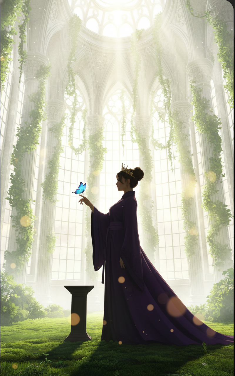CHAMBER OF FLOWERS Cinematic AI Photo Prompt for Girls