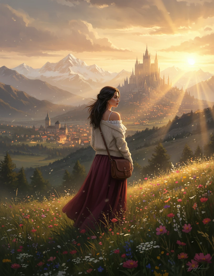 Whispers of Light Over the Valley