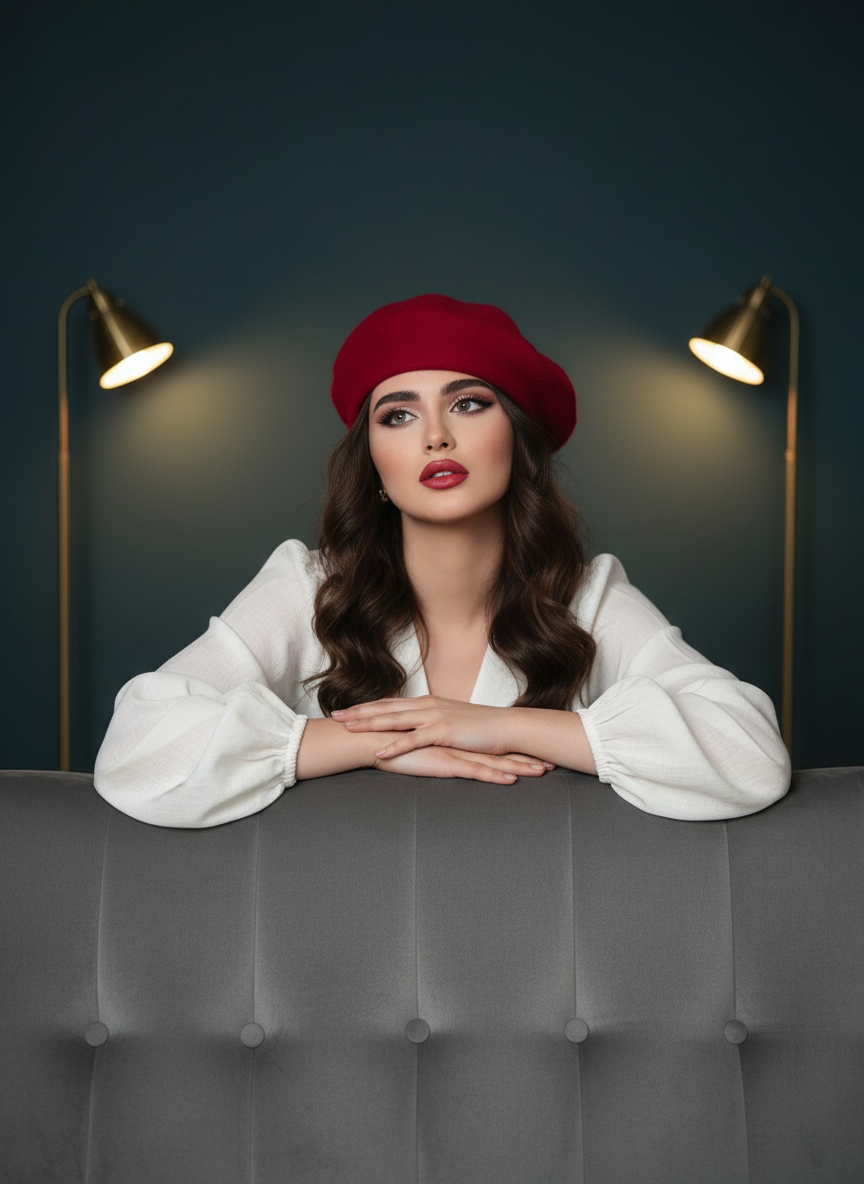 Parisian Daydream Portrait AI Photo Prompt for Girls
