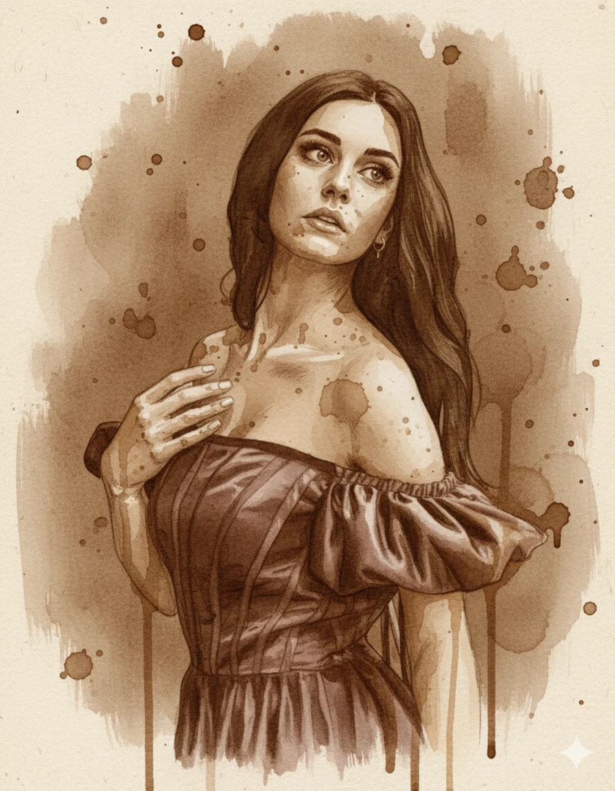 Portrait in Coffee