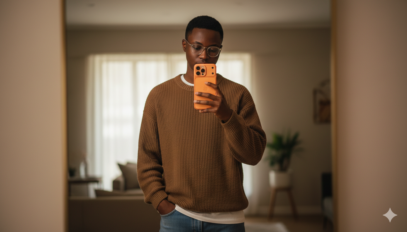 Selfie AI Photo Prompt for Boys