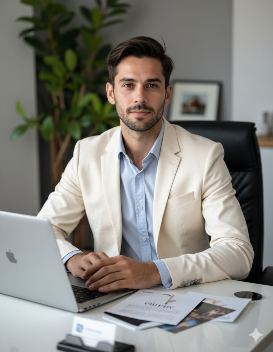 Work Profile Portrait AI Photo Prompt for Boys