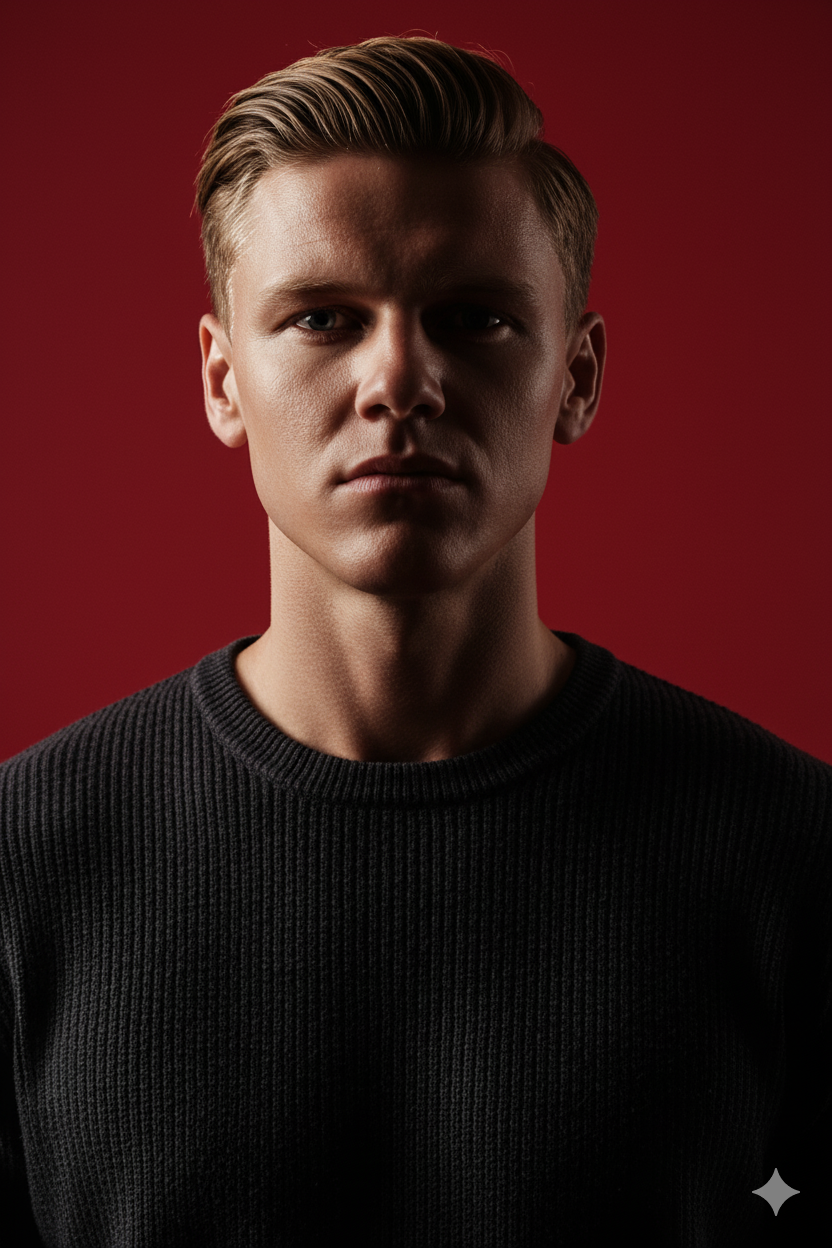 Cinematic Potrait Portrait AI Photo Prompt for Boys