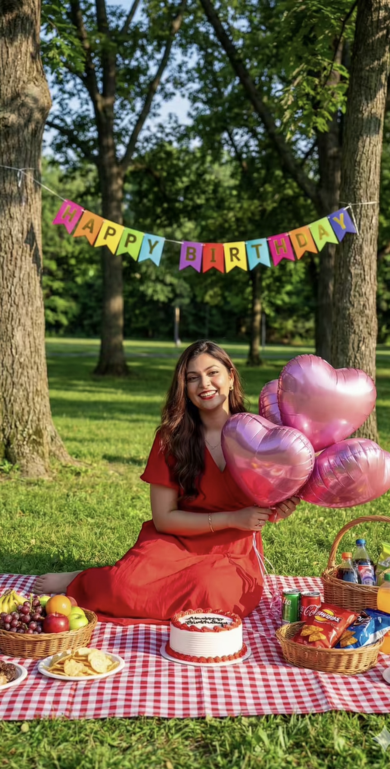 Happy Birthday AI Photo Prompt for Girls