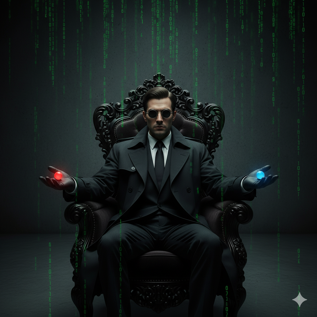 Morpheus Style Cartoon AI Photo Prompt for Boys