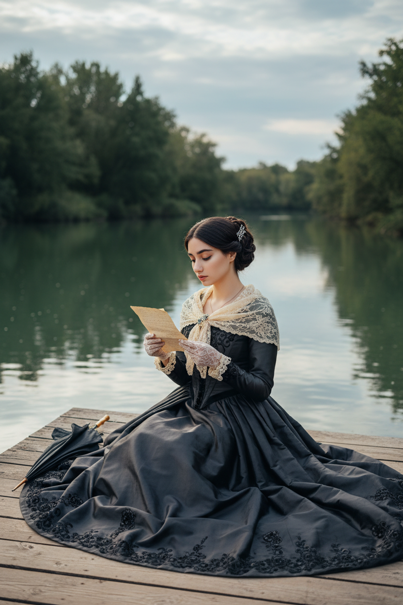 Words of the Heart Cinematic AI Photo Prompt for Girls