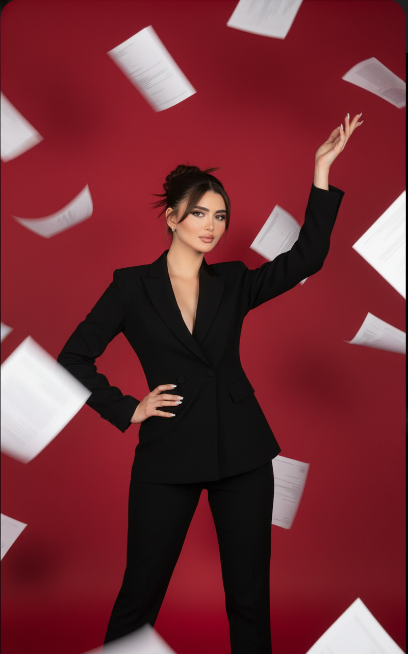 Commanding Presence Cinematic AI Photo Prompt for Girls