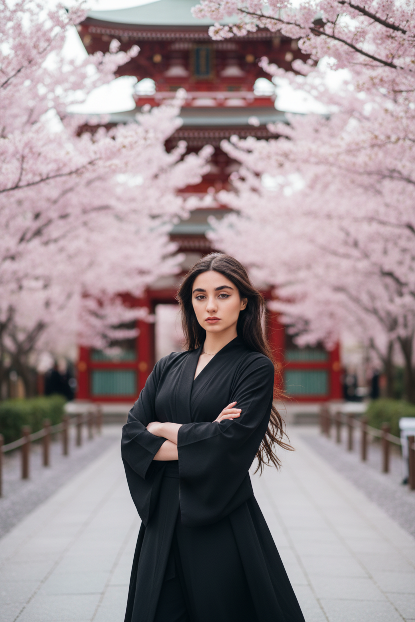 Cherry Armor Travel AI Photo Prompt for Girls