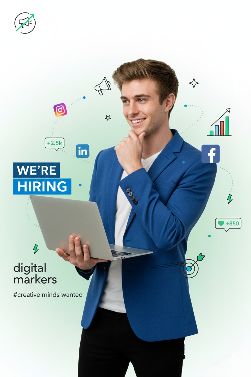 LINKEDIN HIRING Collage AI Photo Prompt for Boys