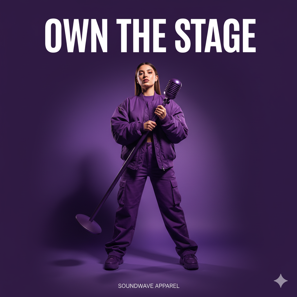 Own the stage Cinematic AI Photo Prompt for Girls