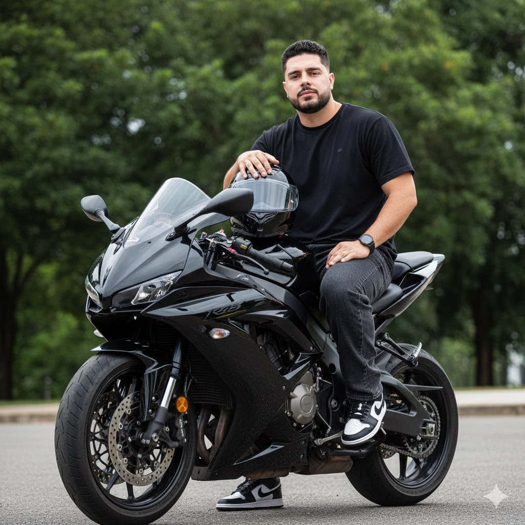 Propt moto esportiva Aesthetic AI Photo Prompt for Boys