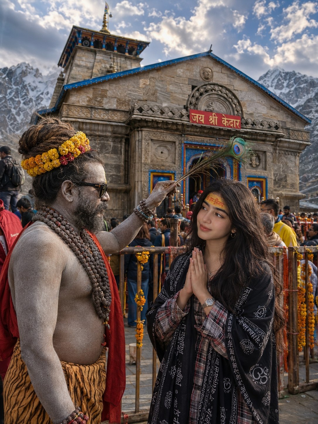 Kedarnath Photo Prompt For Girls — AI photo prompt example