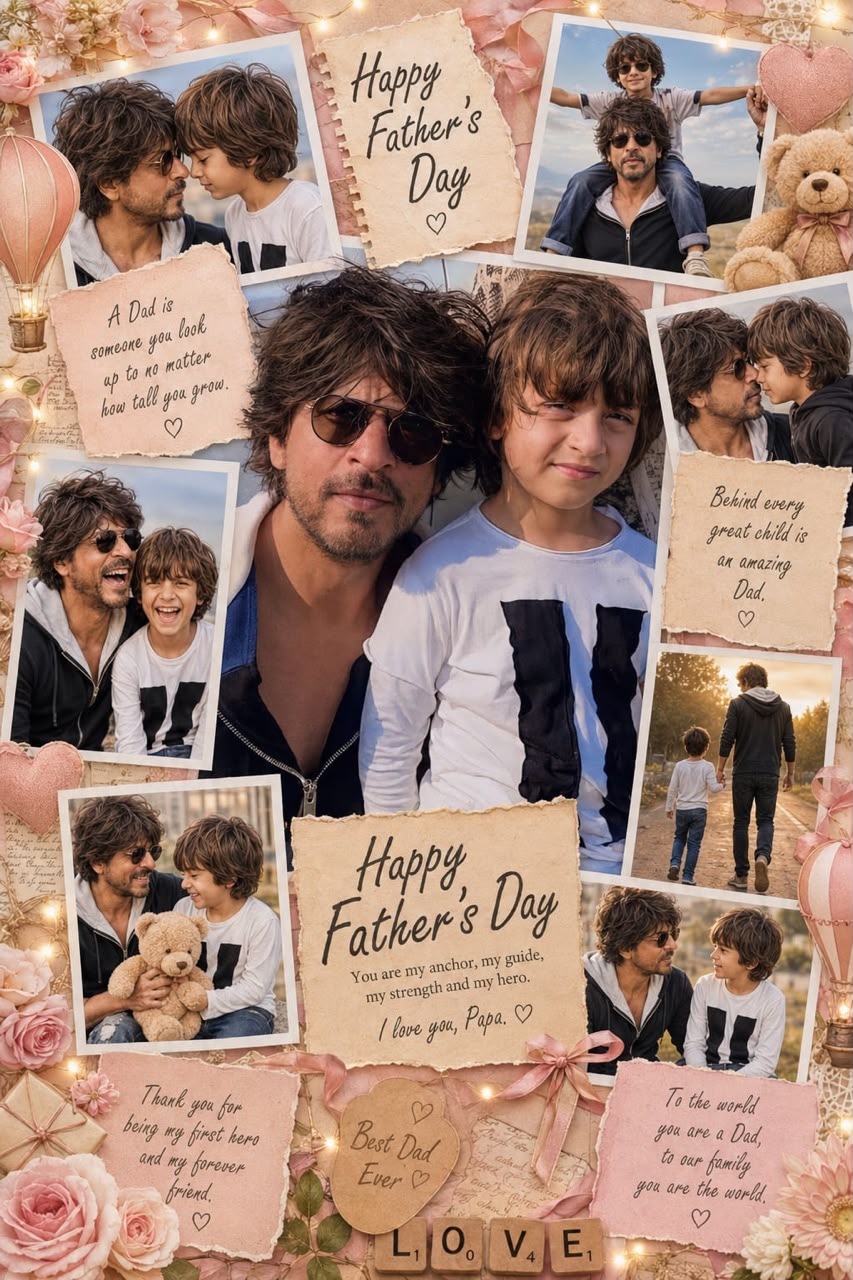Father day photo Editing Festive Days AI Photo Prompt for Boys