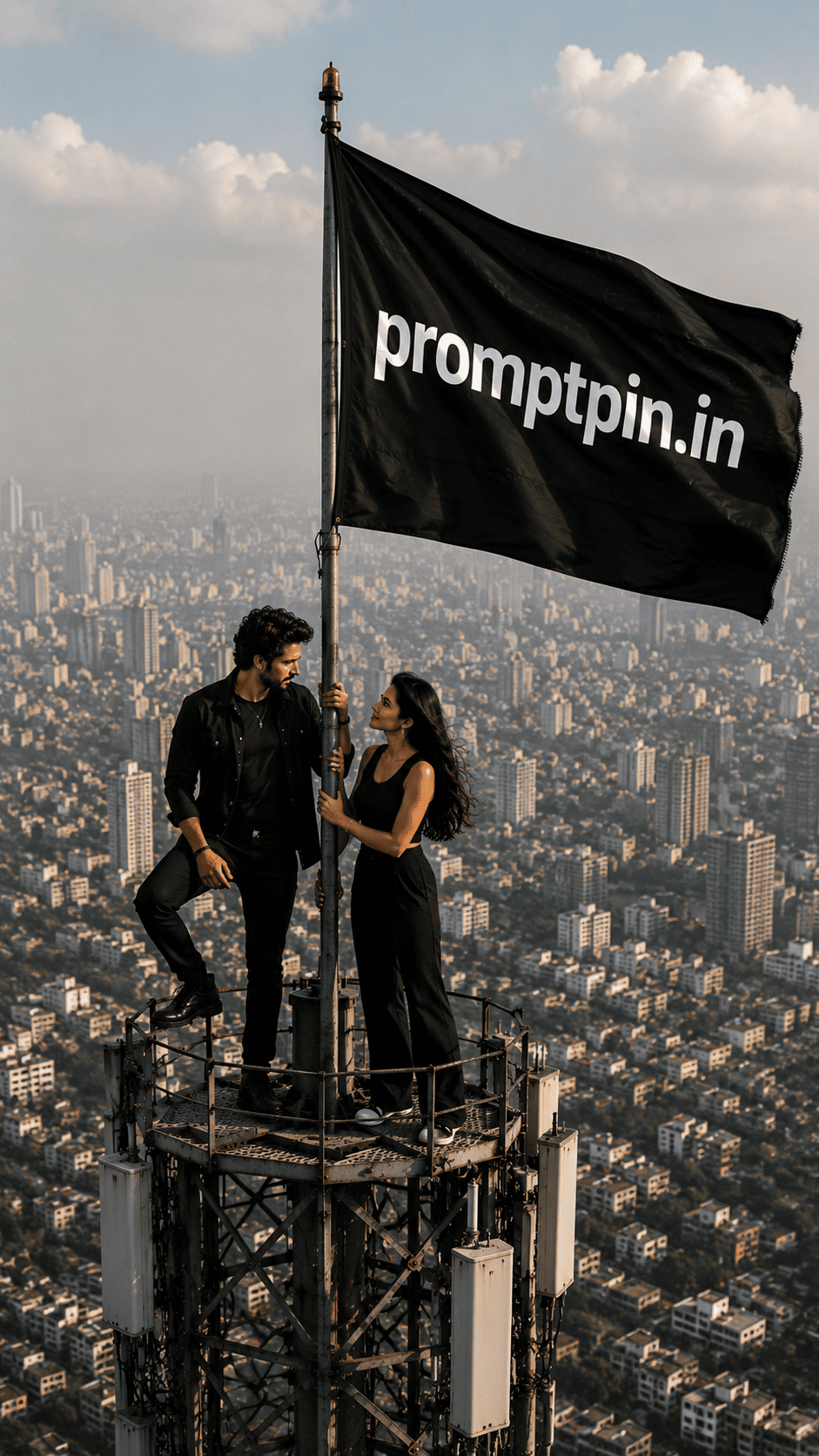 Empire State Building Proposal Aesthetic AI Photo Prompt for Couple
