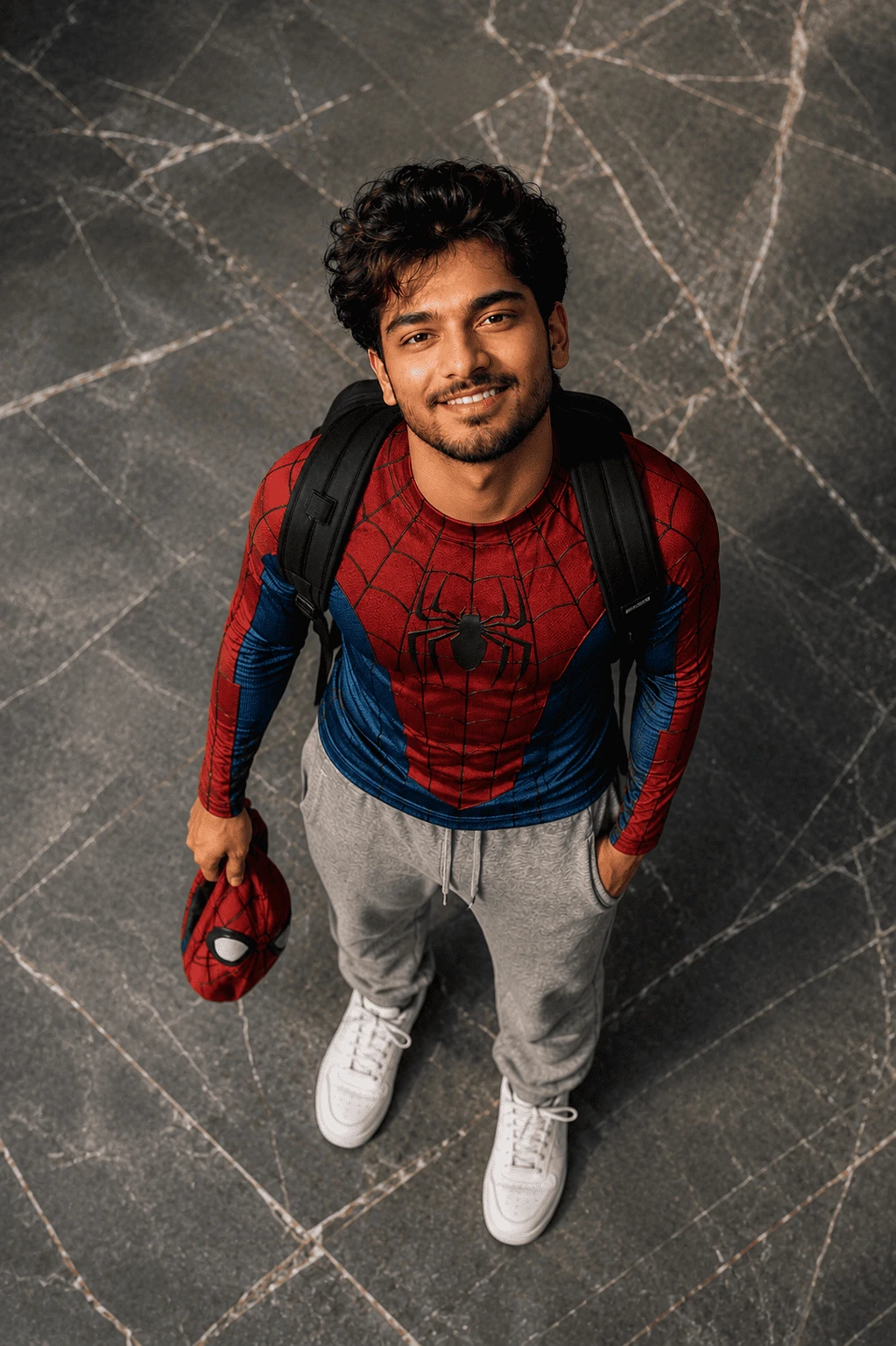Viral Spider Man AI Photo Prompt for Boys — AI photo prompt example