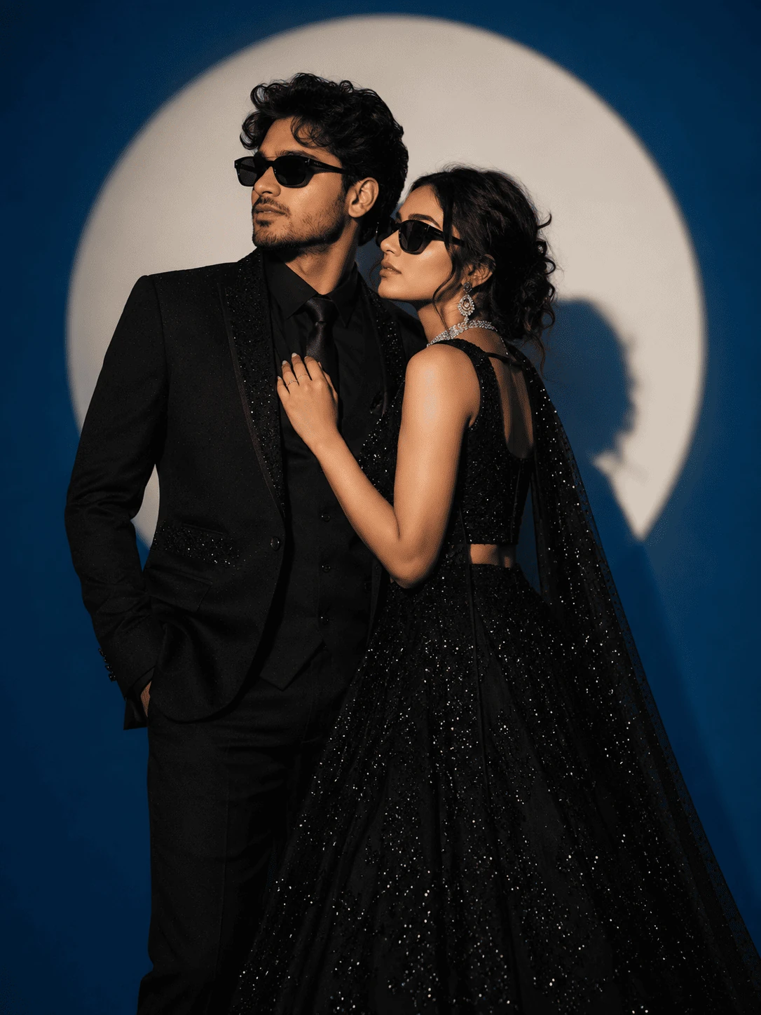 Luxury Couple Studio Portrait AI Prompt — AI photo prompt example