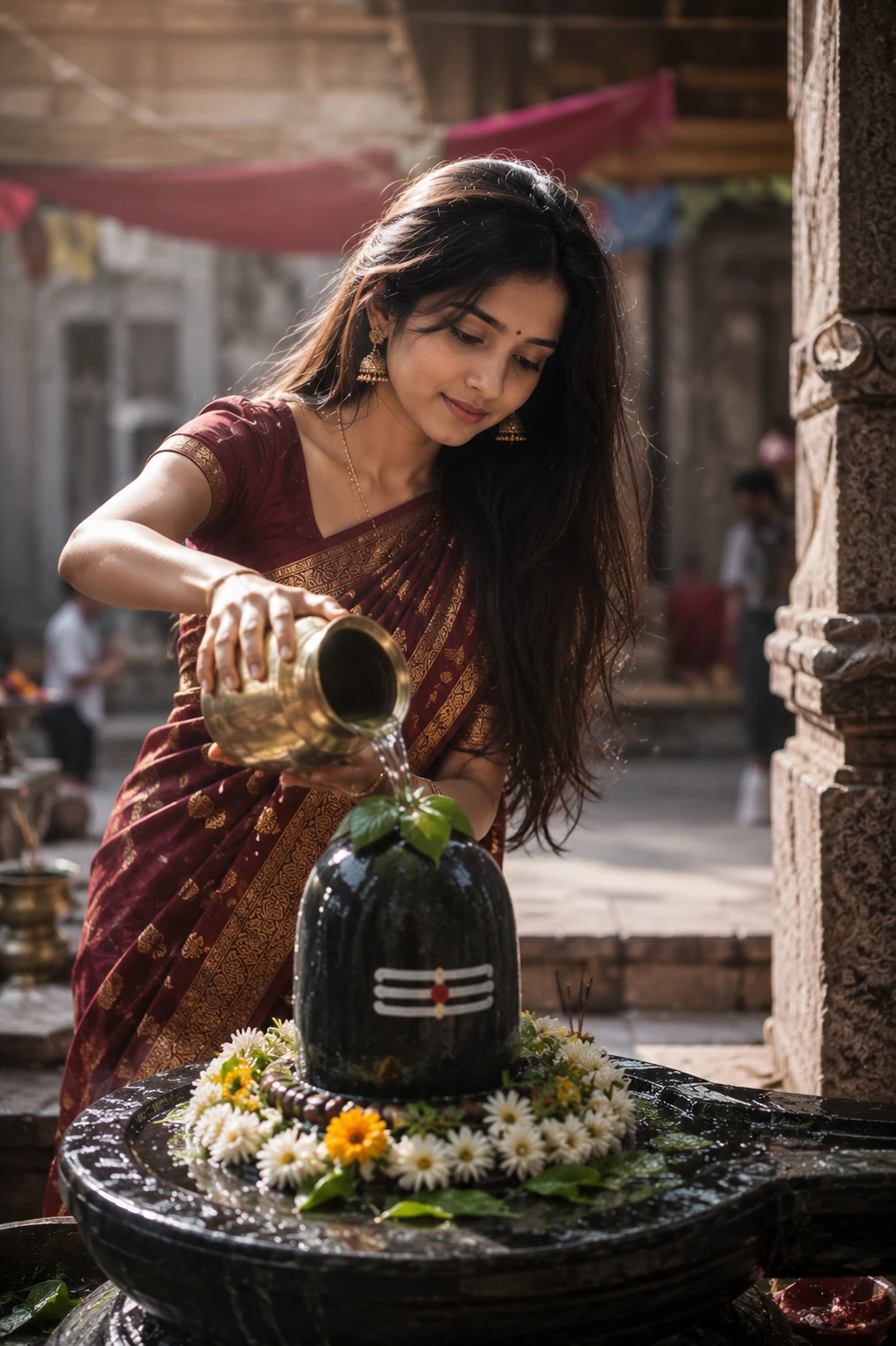 Sawan 2026 Shiv Abhishek AI Photo Prompt — AI photo prompt example