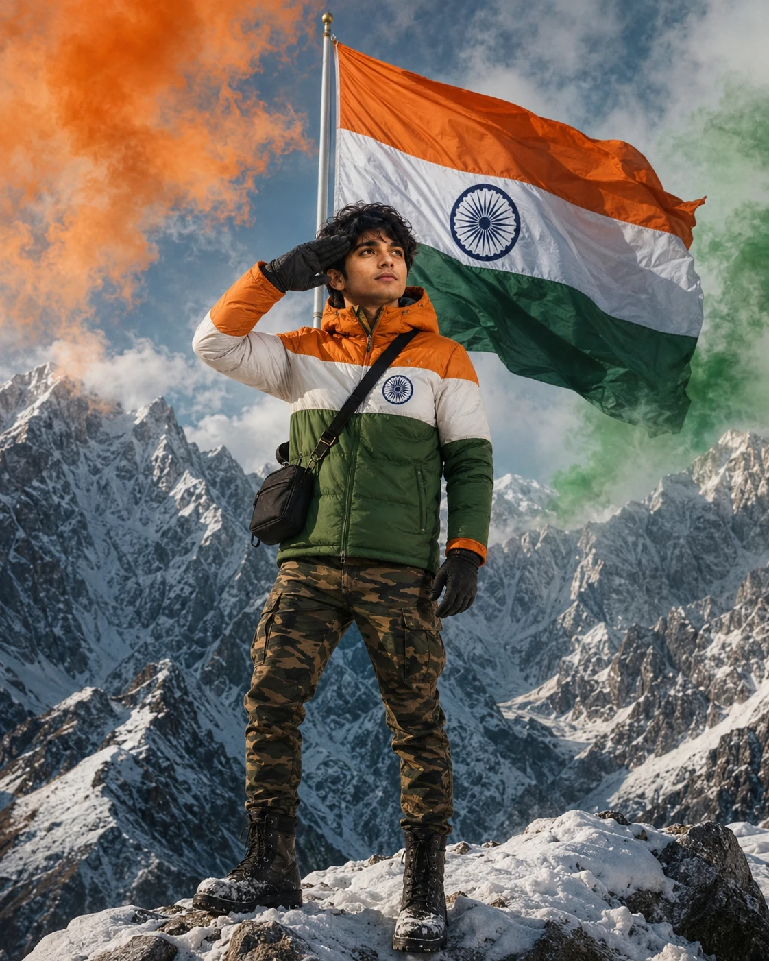 Independence Day AI Photo Prompt: A Cinematic Himalayan Portrait — AI photo prompt example