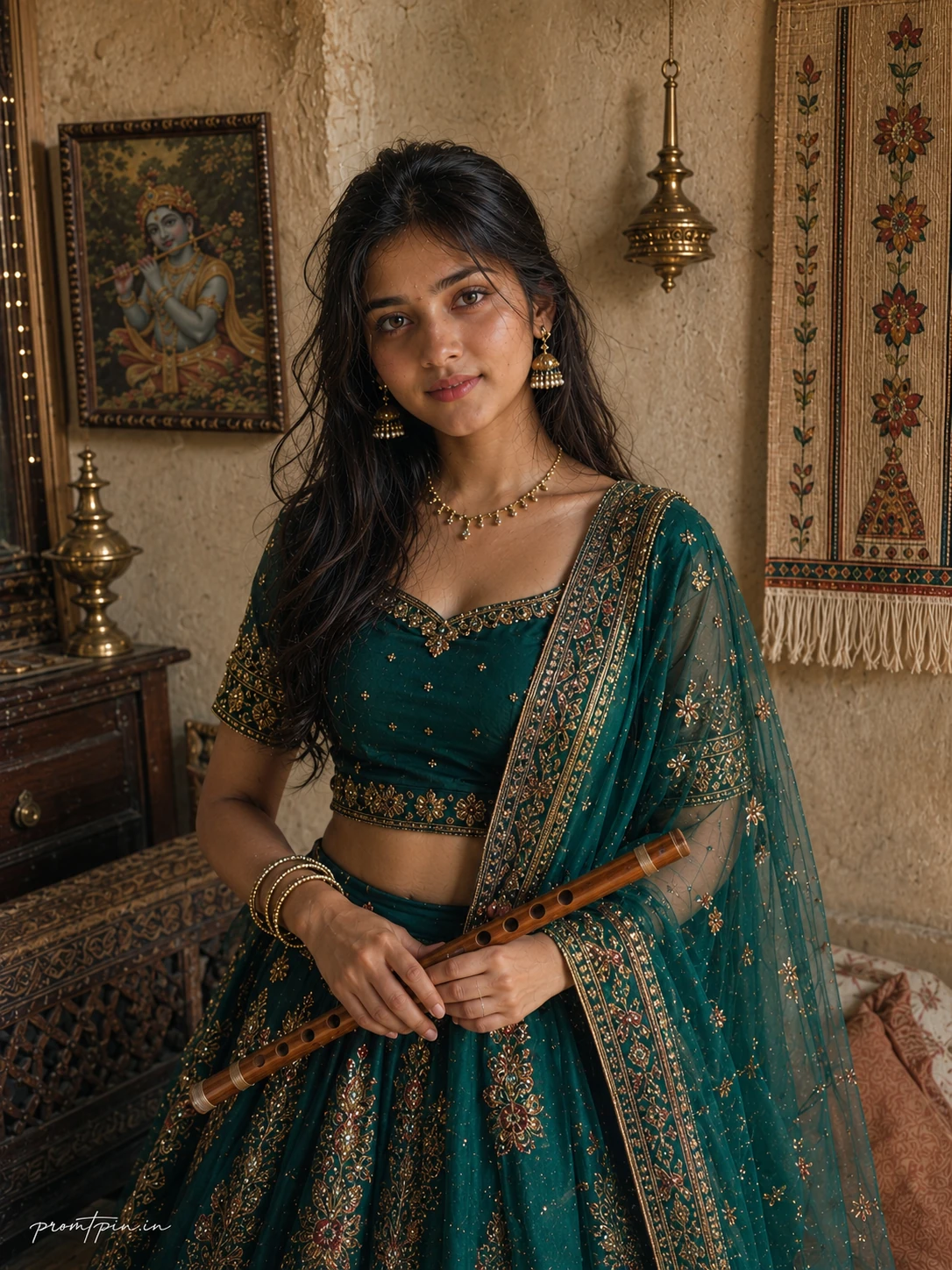 The Perfect Janmashtami AI Portrait Prompt — AI photo prompt example