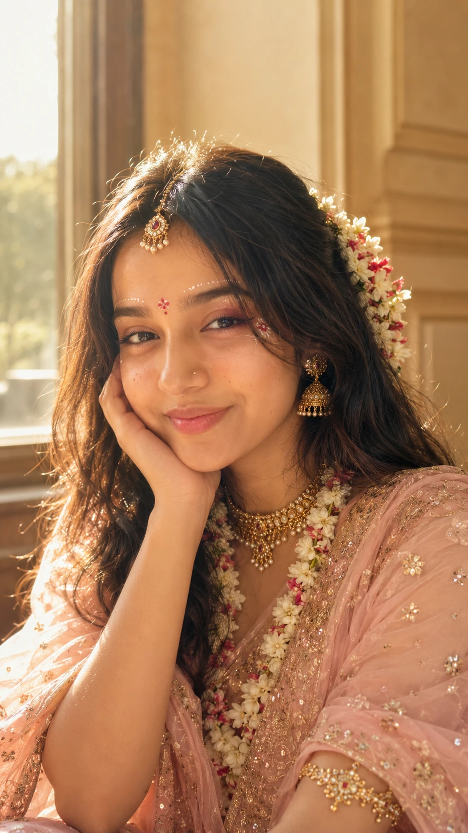 Radha Inspired Golden Hour Prompt — AI photo prompt example