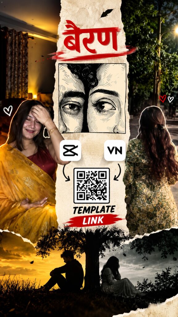 Bairan Reel Editing VN Code and Capcut Template Link 2026 poster