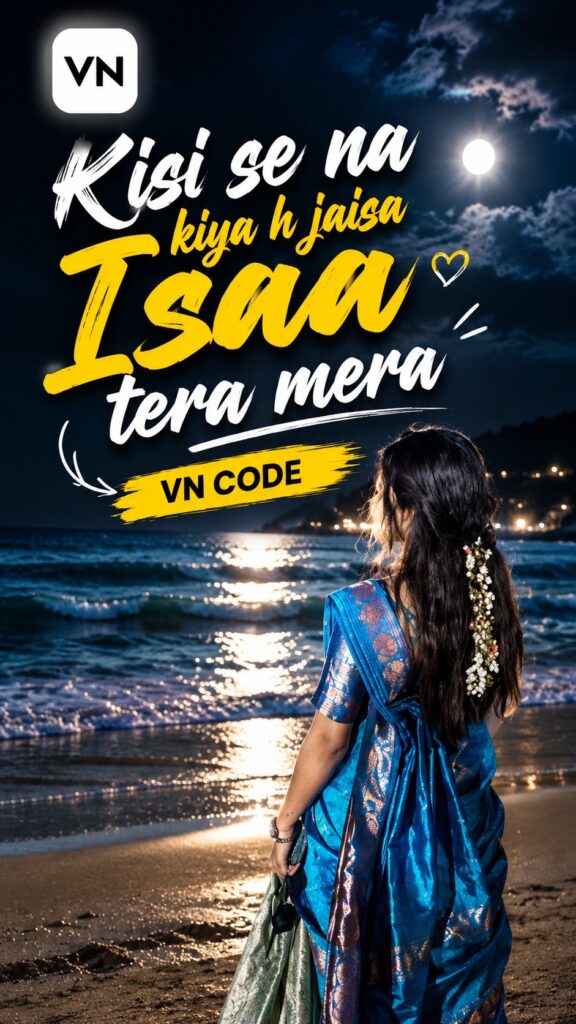 Kisi Ne Na Kiya Hai Jaisa Ishq Tera Mera VN Code Template poster
