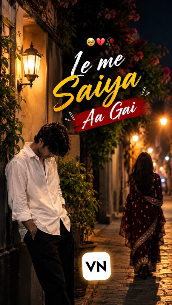 Le Mai Saiya Aa Gai Sari Duniya Chhod Ke VN Template Code poster