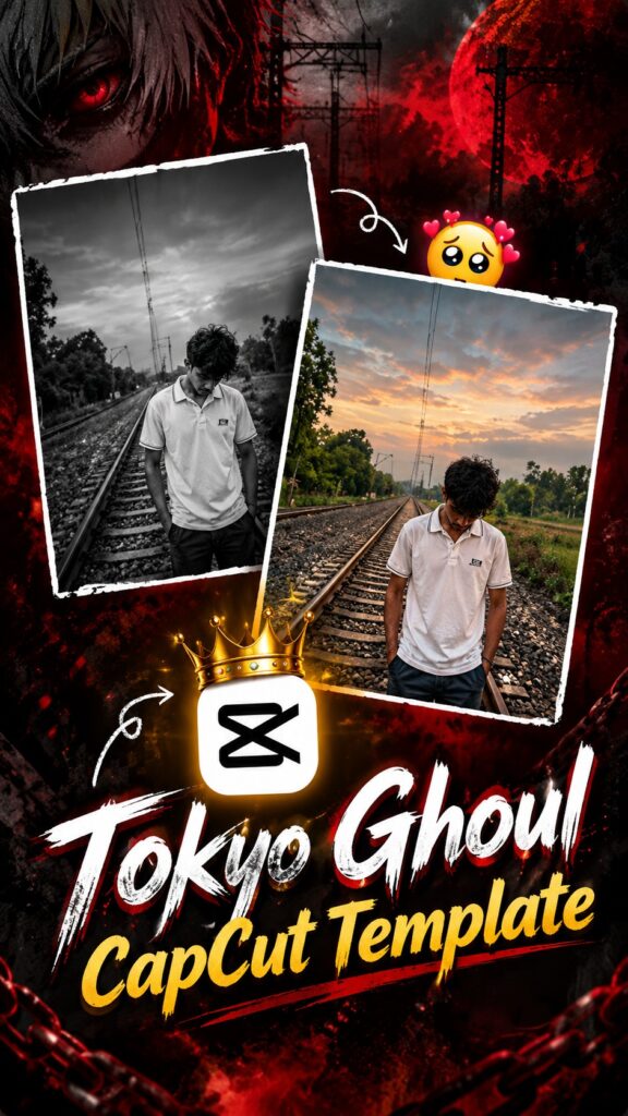 Trending Tokyo Ghoul CapCut Template 2026 poster